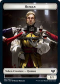 Human (001) // Human (010) Double-Sided Token (VOW-1 // 10) - Innistrad: Crimson Vow Foil