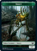 Insect // Spirit Cleric Double-Sided Token (VOW-13 // 4) - Innistrad: Crimson Vow Foil