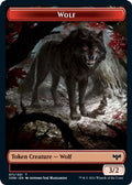 Wolf (011) // Wolf (014) Double-Sided Token (VOW-11 // 14) - Innistrad: Crimson Vow Foil