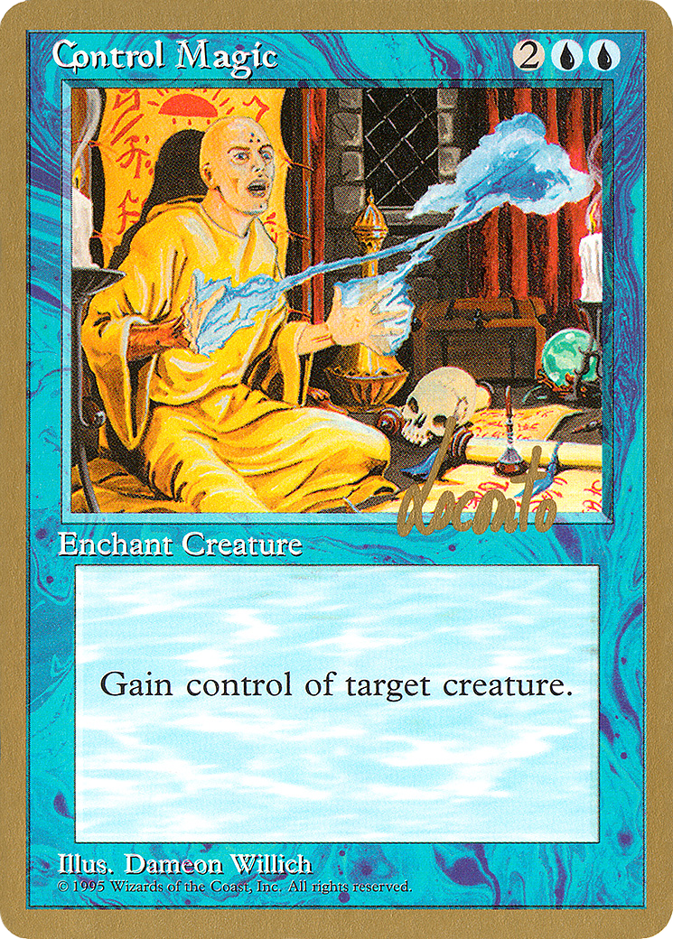 Control Magic - 1996 Michael Loconto (4ED) (WCD-) - Pro Tour Collector Set