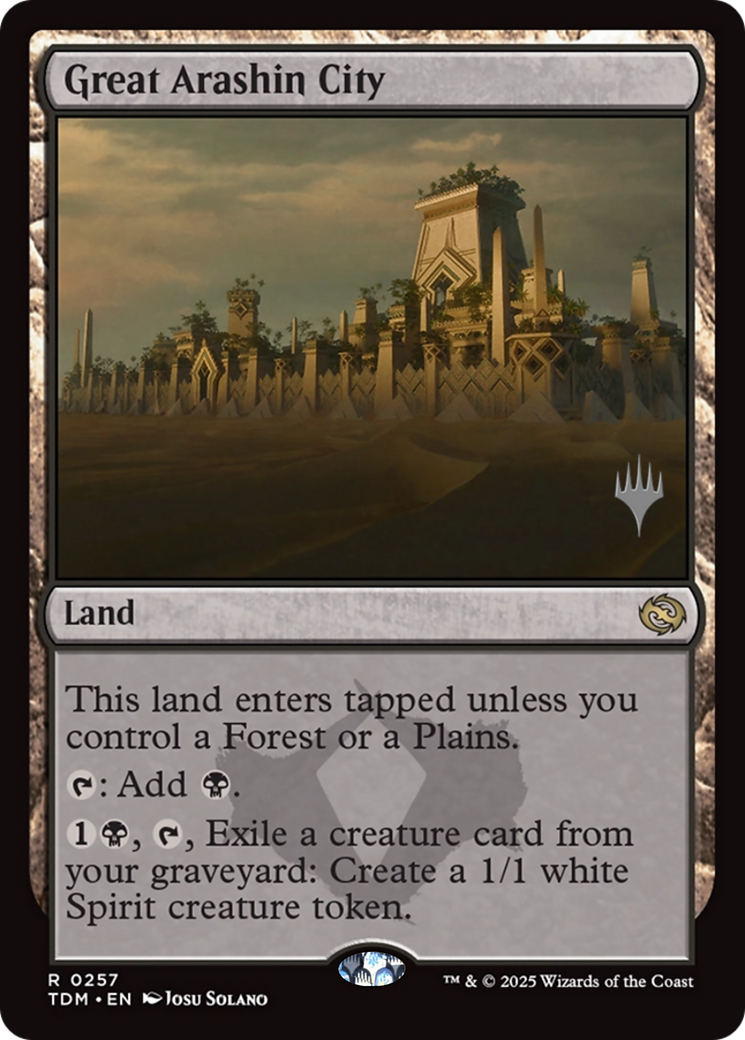 Great Arashin City (PPTDM-257) - Promo Pack: Tarkir: Dragonstorm