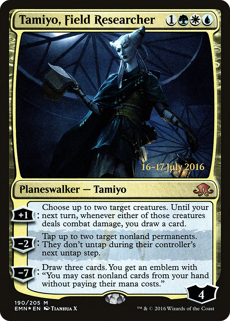 Tamiyo, Field Researcher (PRE-190S) - Eldritch Moon Promos Foil