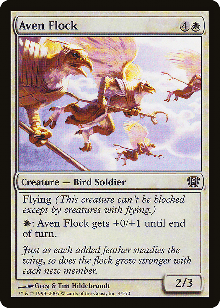 Aven Flock (9ED-004) - 9th Edition Foil