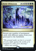 Eerie Ultimatum (PRE-184S) - Ikoria: Lair of Behemoths Promos Foil