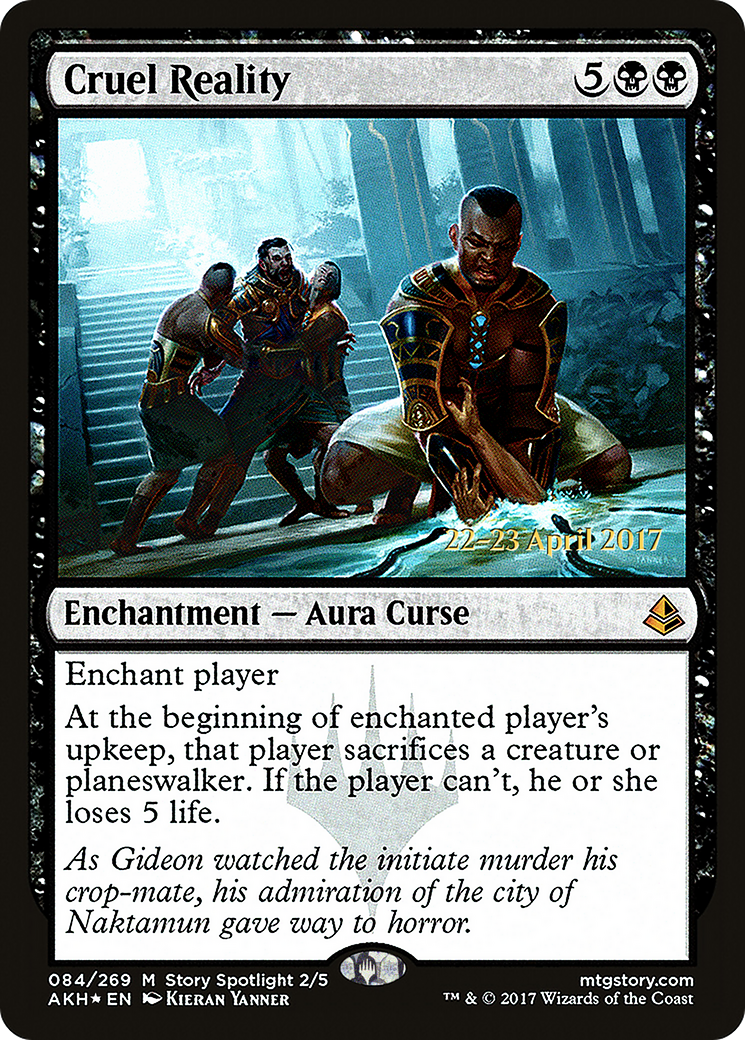 Cruel Reality (PRE-84S) - Amonkhet Promos Foil