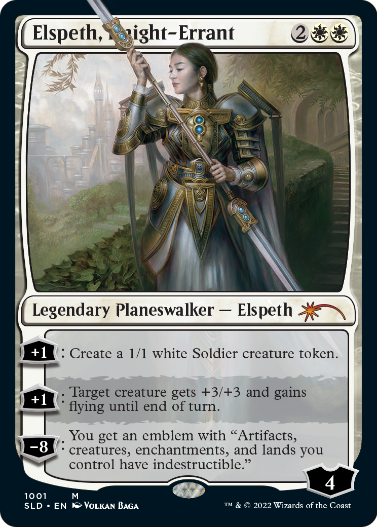 Elspeth, Knight-Errant (SLD-1001) - Secret Lair Drop