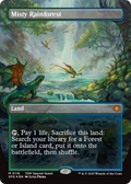 Misty Rainforest (Borderless) (Dragonscale Foil) (SPG-116) - Special Guests Foil
