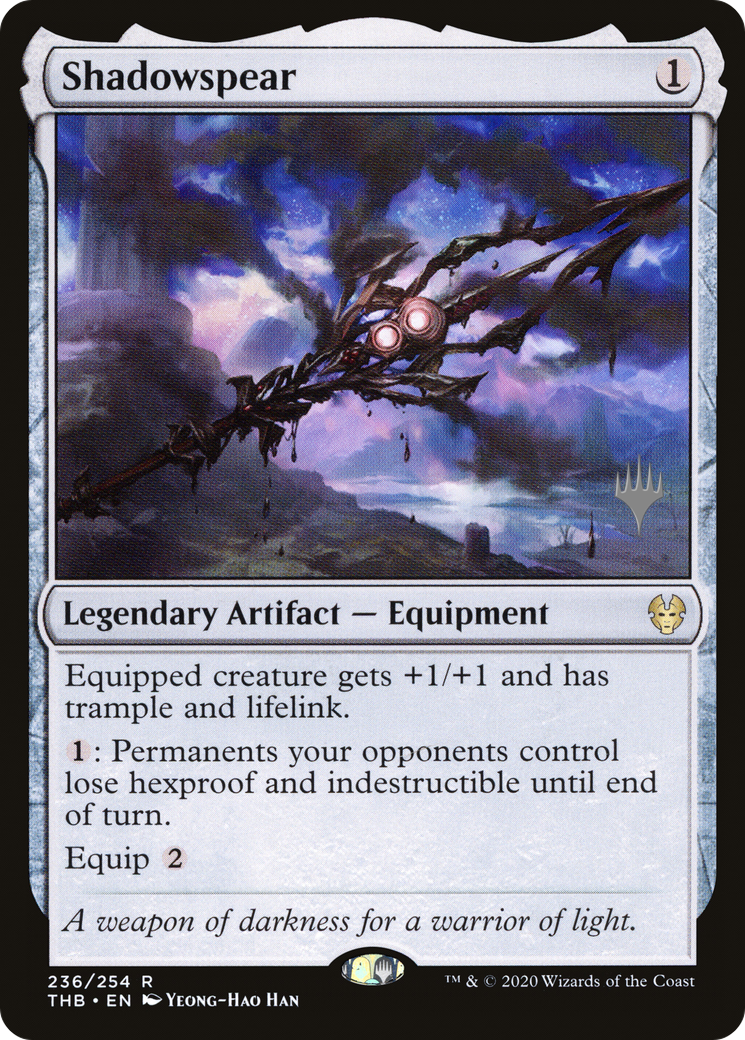 Shadowspear (PPTHB-236) - Theros Beyond Death Promos Foil