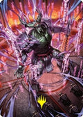 Hidetsugu, Devouring Chaos Art Card (Gold-Stamped Signature) (ASNEO-056) - Art Series: Kamigawa: Neon Dynasty
