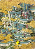 Plains (294) Art Card (80/81) (Gold-Stamped Signature) (ASNEO-080) - Art Series: Kamigawa: Neon Dynasty