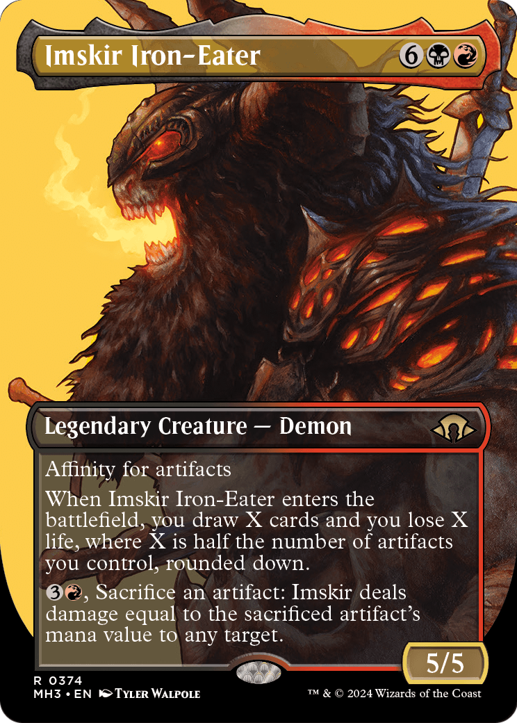 Imskir Iron-Eater (Borderless) (MH3-374) - Modern Horizons 3