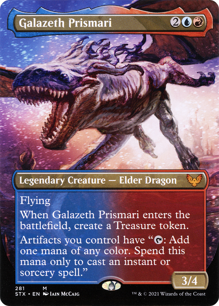 Galazeth Prismari (Borderless) (STX-281) - Strixhaven: School of Mages