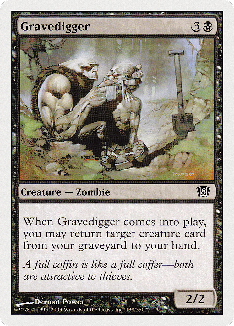 Gravedigger (8ED-138) - 8th Edition Foil