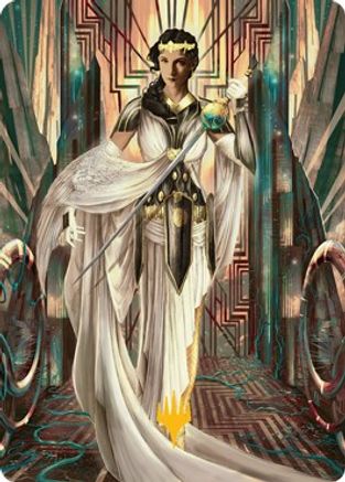 Elspeth Resplendent Art Card (64/81) (Gold-Stamped) (ASSNC-064) - Art Series: Streets of New Capenna
