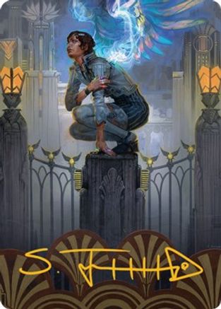 Giada, Font of Hope Art Card (65/81) (Gold-Stamped Signature) (ASSNC-065) - Art Series: Streets of New Capenna
