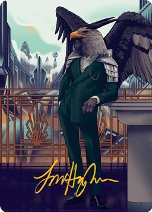 Falco Spara, Pactweaver Art Card (67/81) (Gold-Stamped Signature) (ASSNC-067) - Art Series: Streets of New Capenna