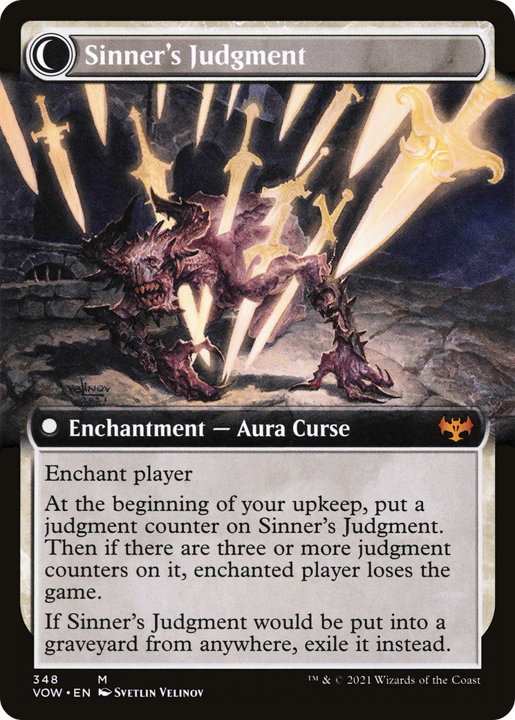 Faithbound Judge (Extended Art) (VOW-348) - Innistrad: Crimson Vow: (Extended Art, Double Faced Transform)