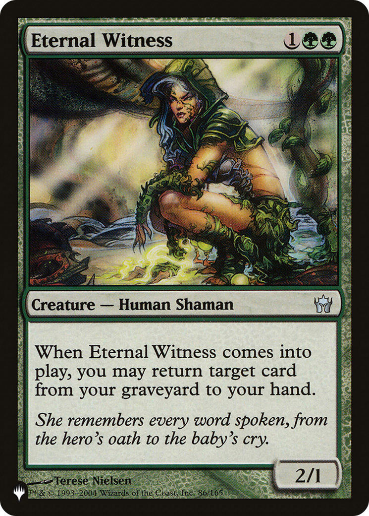 Eternal Witness (LIST-5DN-86) - The List