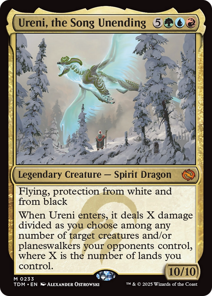 Ureni, the Song Unending (PPTDM-233) - Promo Pack: Tarkir: Dragonstorm Foil