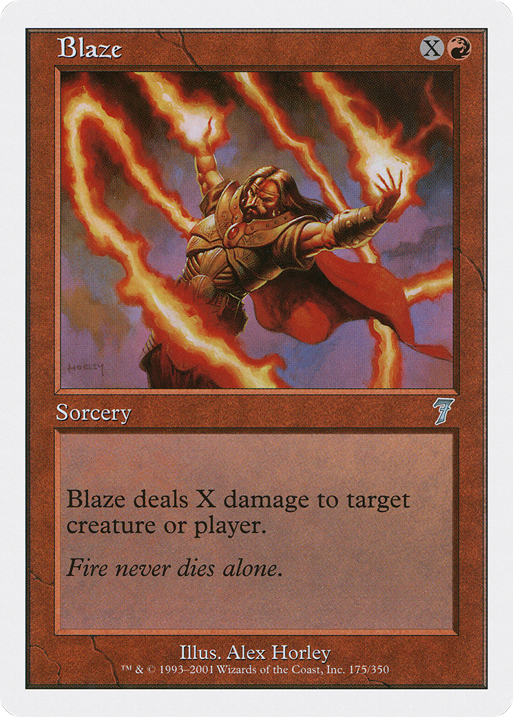 Blaze (7ED-175) - 7th Edition