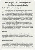 Legends Rules Card (LEG-) - Legends