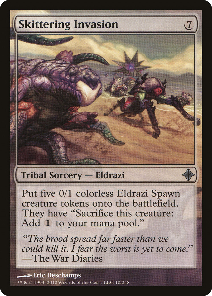 Skittering Invasion (ROE-010) - Rise of the Eldrazi Foil