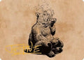 Wilson, Refined Grizzly Art Card (Gold-Stamped Signature) (ASCLB-060) - Art Series: Commander Legends: Battle for Baldur's Gate