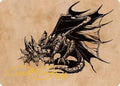 Ancient Copper Dragon Art Card (52/81) (Gold-Stamped Signature) (ASCLB-052) - Art Series: Commander Legends: Battle for Baldur's Gate