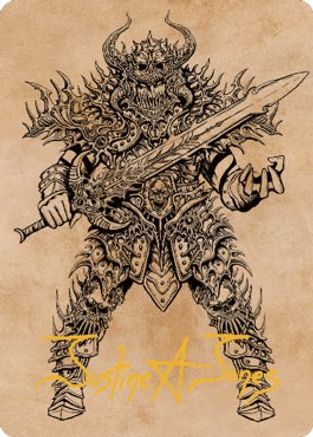 Sarevok, Deathbringer Art Card (Gold-Stamped Signature) (ASCLB-050) - Art Series: Commander Legends: Battle for Baldur's Gate
