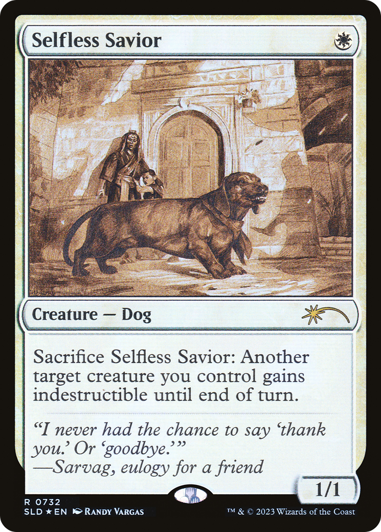 Selfless Savior (Sketch Showcase) (SLD-732) - Secret Lair Drop
