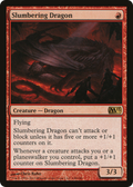 Slumbering Dragon (M13-148) - Magic 2013 Foil