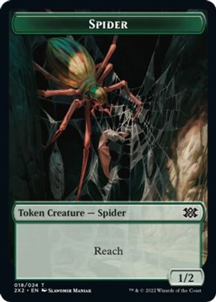 Spider // Vampire Double-Sided Token (2X2-18 // 9) - Double Masters 2022 Foil