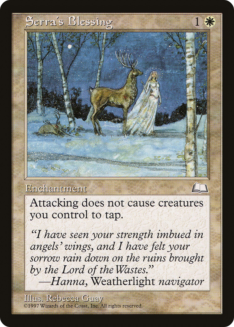 Serra's Blessing (WTH-) - Weatherlight