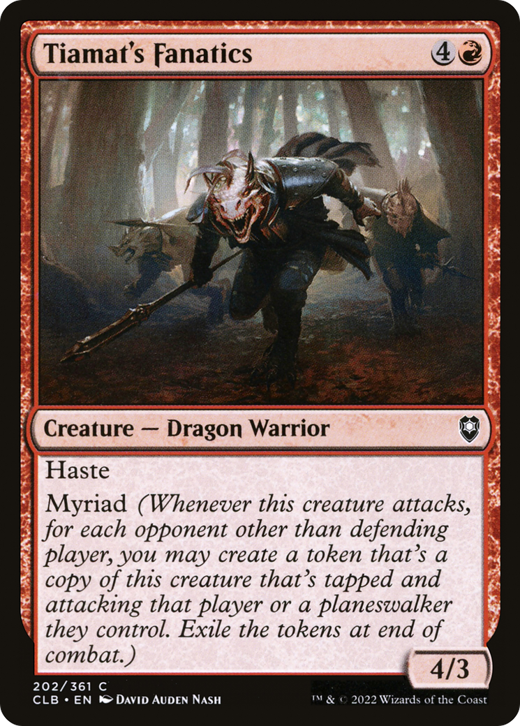 Tiamat's Fanatics (CLB-202) - Commander Legends: Battle for Baldur's Gate