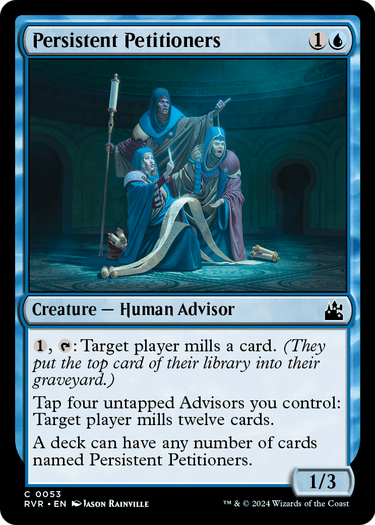 Persistent Petitioners (RVR-053) - Ravnica Remastered Foil