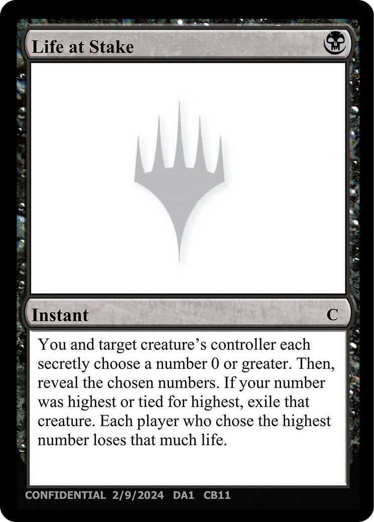 Life at Stake (UNK-CB11A) - Unknown Event
