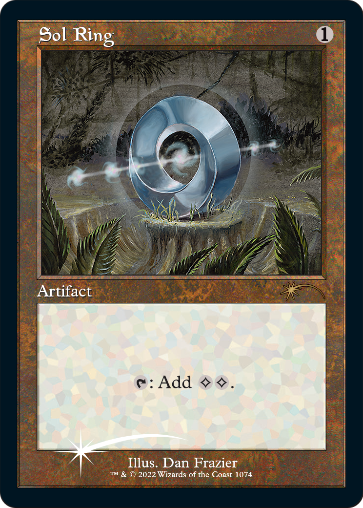 Sol Ring (Retro Frame) (Foil Etched) (SLD-1074) - Secret Lair Drop Series Foil