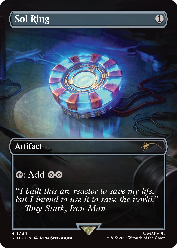 Sol Ring (1734) (SLD-1734) - Secret Lair Drop (Borderless)
