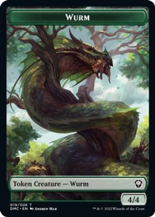 Wurm Token (DMC-019) - Commander: Dominaria United