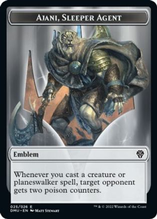 Emblem - Ajani, Sleeper Agent (DMU-025) - Dominaria United