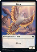 Bird (002) // Badger Double-sided Token (DMU-) - Dominaria United Foil