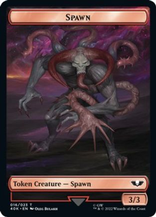 Spawn // Blue Horror Double-sided Token (40K-) - Universes Beyond: Warhammer 40,000