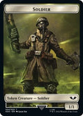 Soldier (004) // Vanguard Suppressor Double-sided Token (Surge Foil) (40K-) - Universes Beyond: Warhammer 40,000 Foil