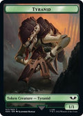 Tyranid (017) // Tyranid (018) Double-sided Token (Surge Foil) (40K-) - Universes Beyond: Warhammer 40,000 Foil