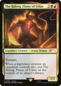 The Balrog, Flame of Udun (UMP-004) - Tales of Middle-earth Deluxe Commander Kit Foil