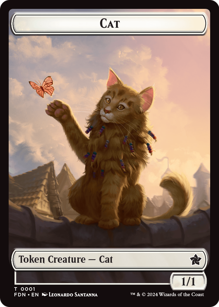 Cat (TFDN-001) - Foundations Tokens Foil