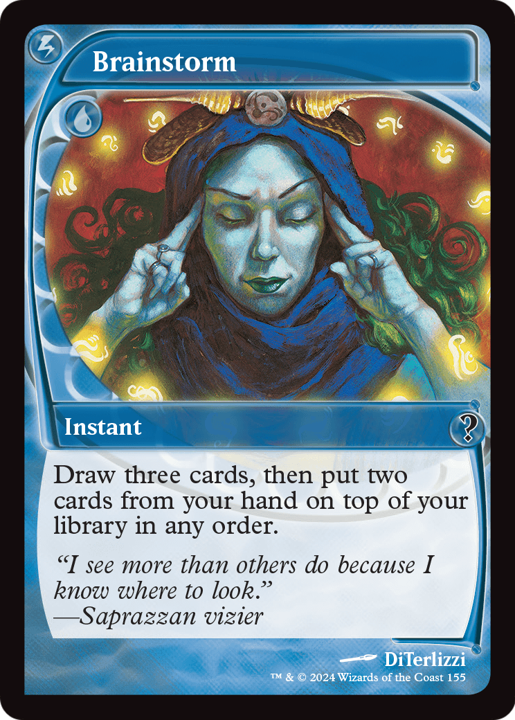 Brainstorm (Future Sight) (MB2-155) - Mystery Booster 2 Foil