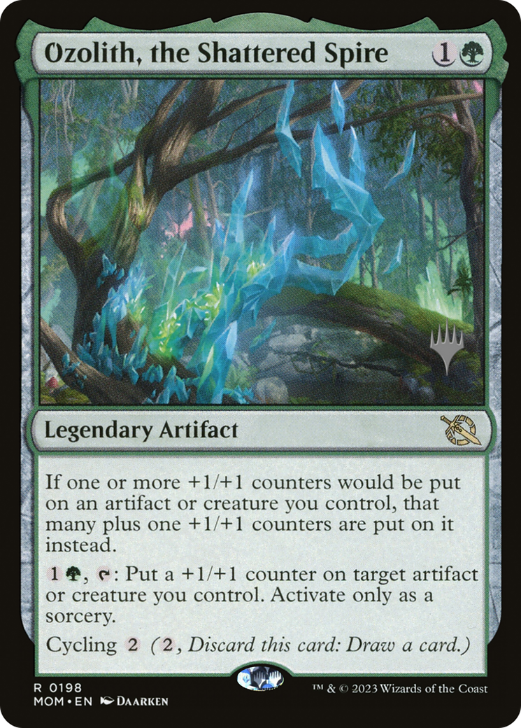 Ozolith, the Shattered Spire (PPMOM-198) - March of the Machine Promos