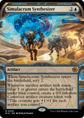 Simulacrum Synthesizer (Showcase) (BIG-036) - The Big Score: (Showcase) Foil