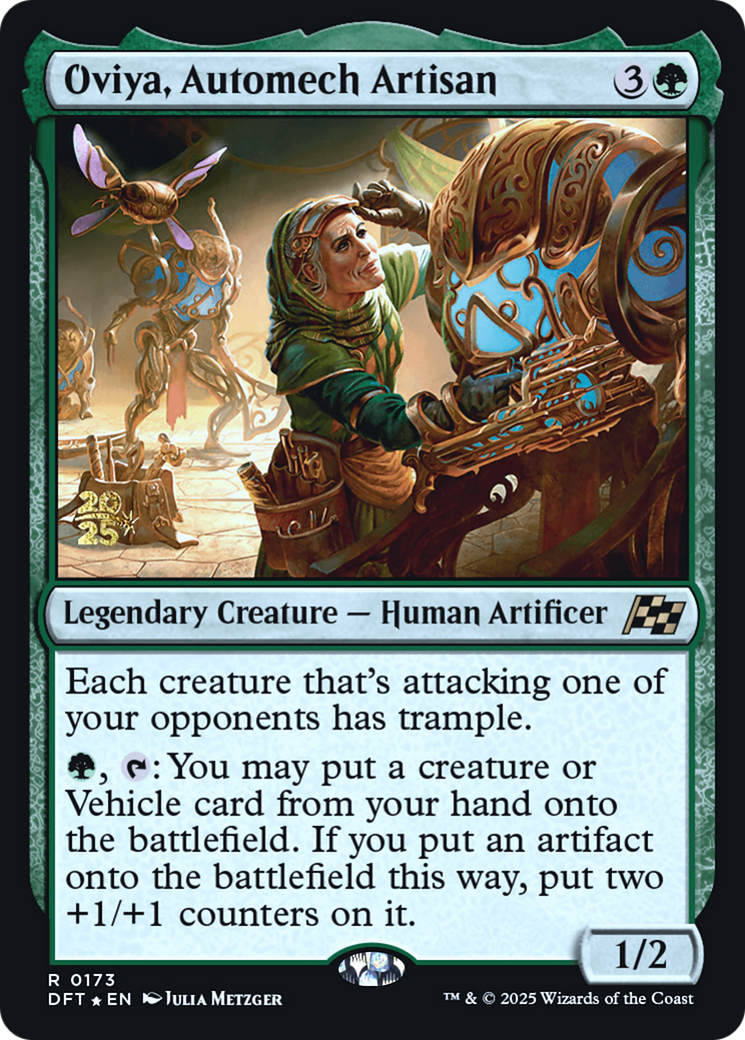 Oviya, Automech Artisan (PRE-173) - Prerelease Cards Foil